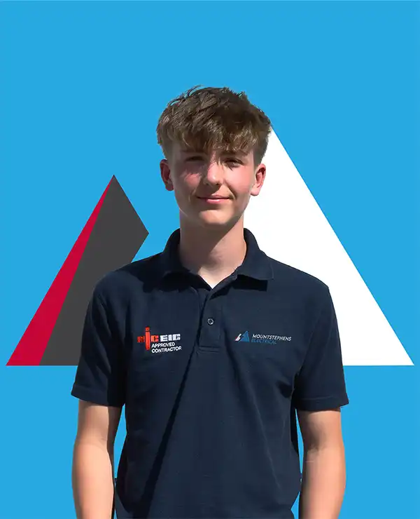 Silas, Apprentice Electrician at Mountstephens Electrical